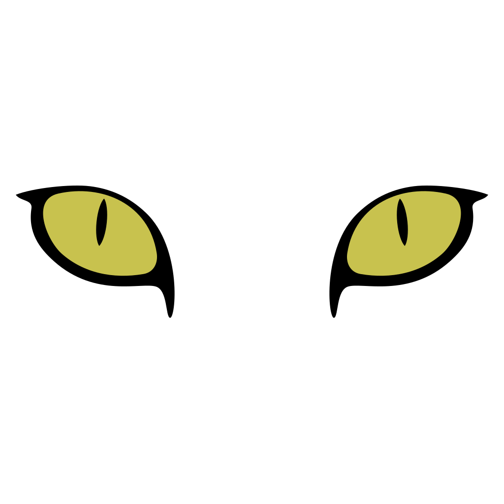 Explore captivating cat eyes vector design for artistic projects