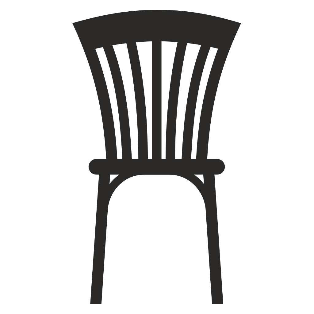 Stylish vector chair design for cutting machine projects