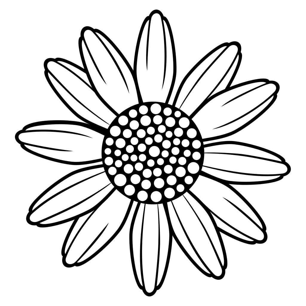 Charming chamomile flower design for creative cutting projects