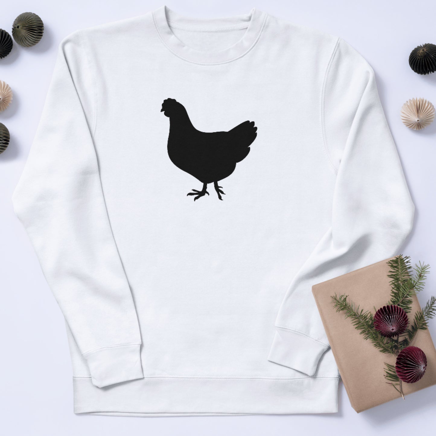 Charming chicken silhouette vector for creative projects