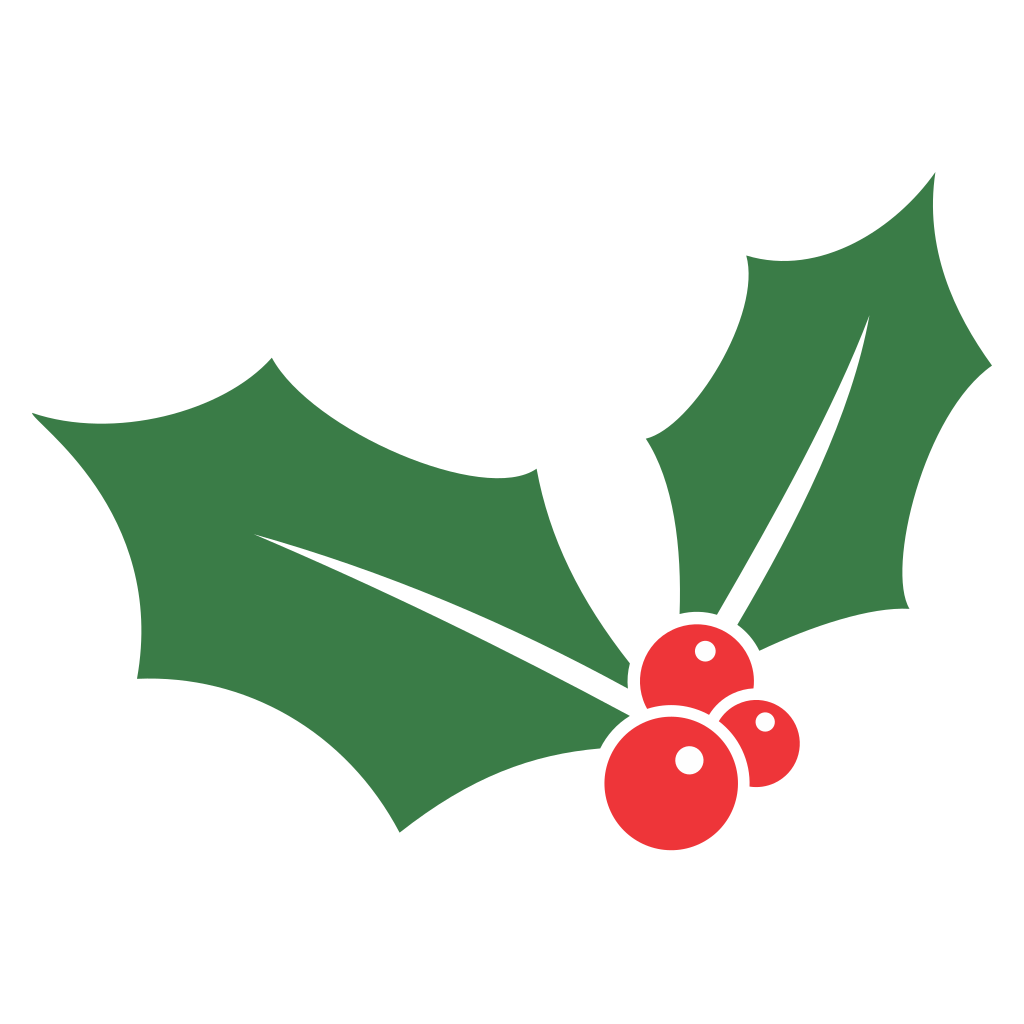 Craft festive designs with Christmas holly SVGs