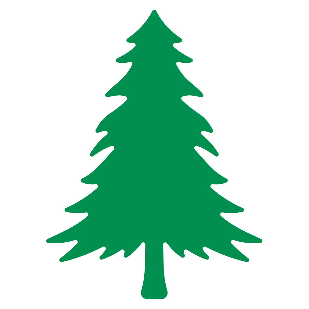 Cutting machine vector design of a festive Christmas tree