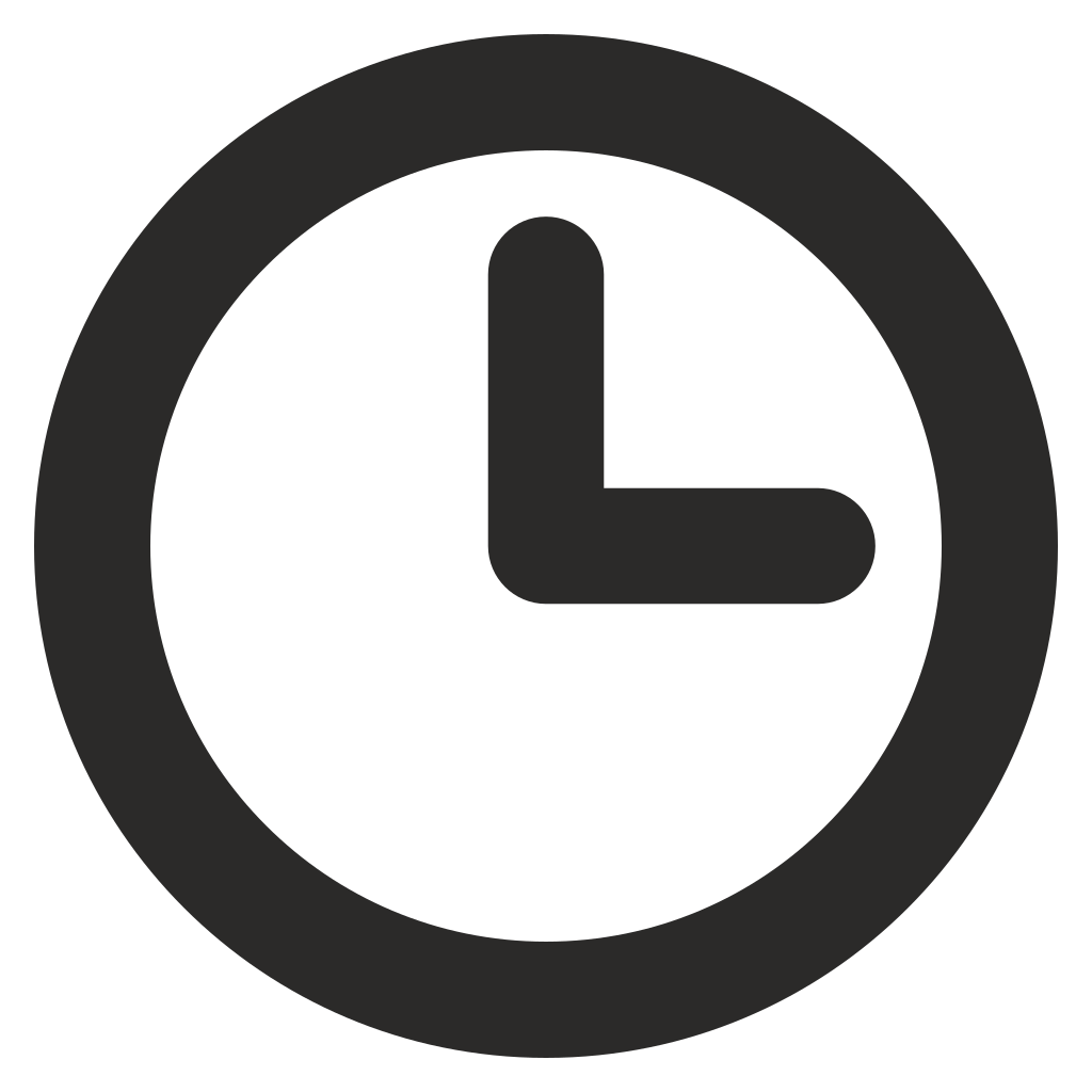 Creative clock icon design for crafting projects