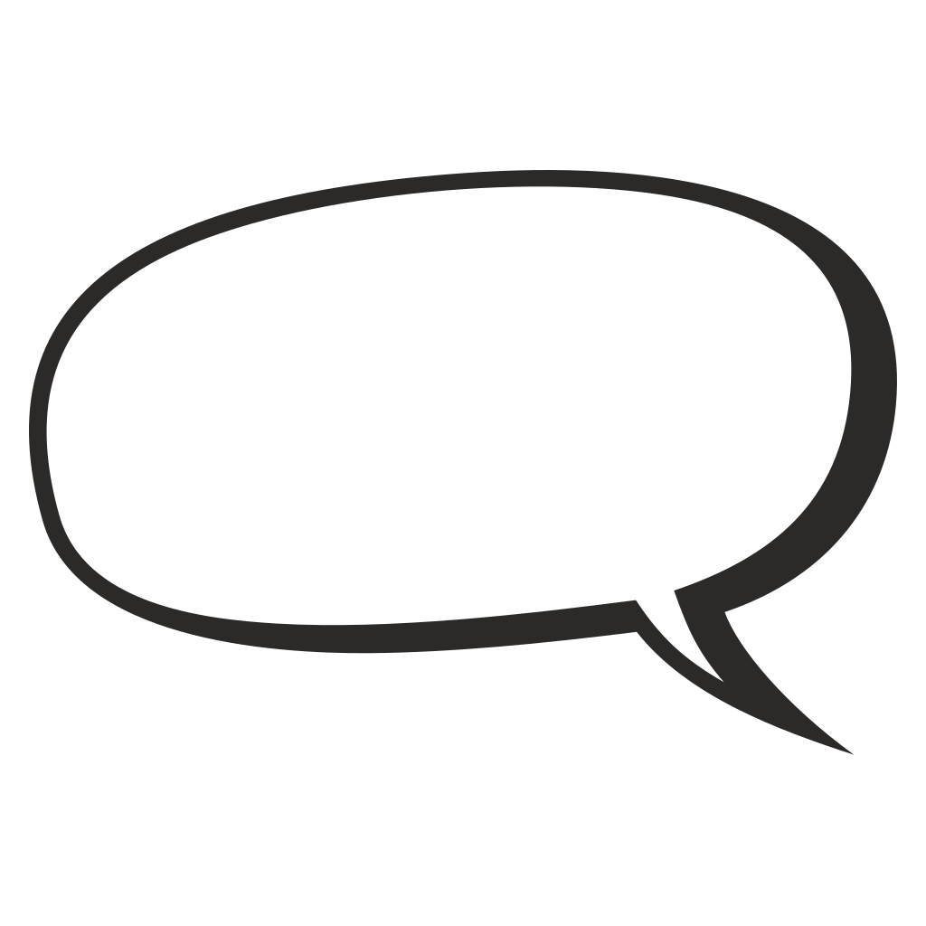 Creative speech bubble vector for expressive crafting projects