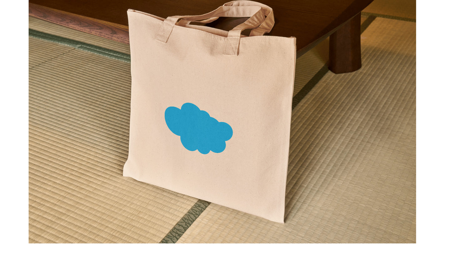 Creative blue cloud design for crafting projects