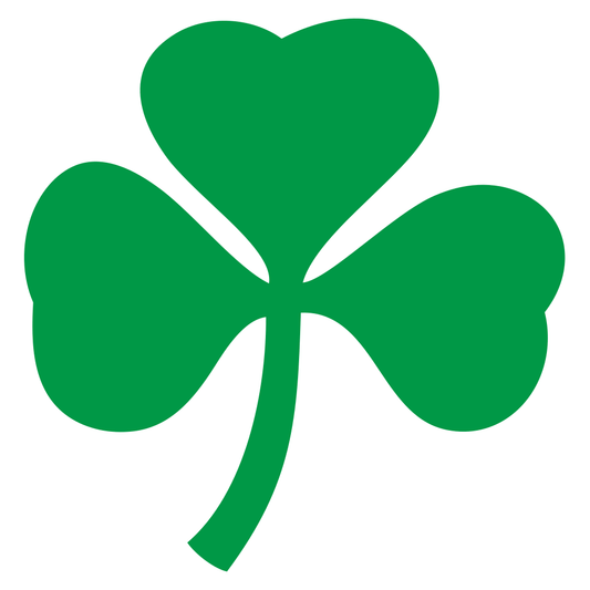 Perfect three-leaf clover design for cutting machines