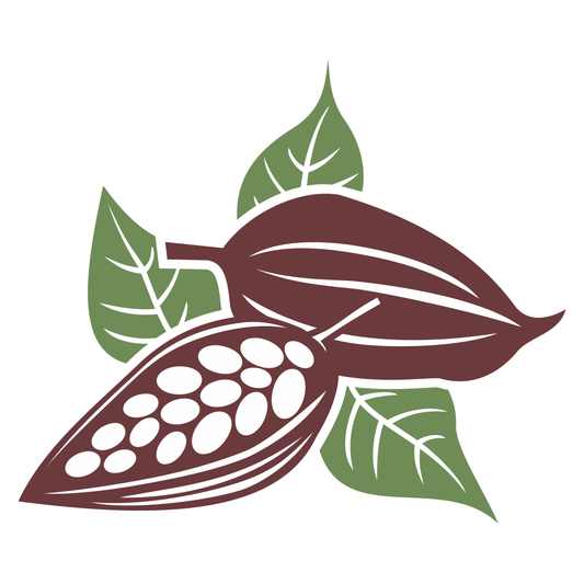 Cocoa pod vector illustration perfect for crafting projects