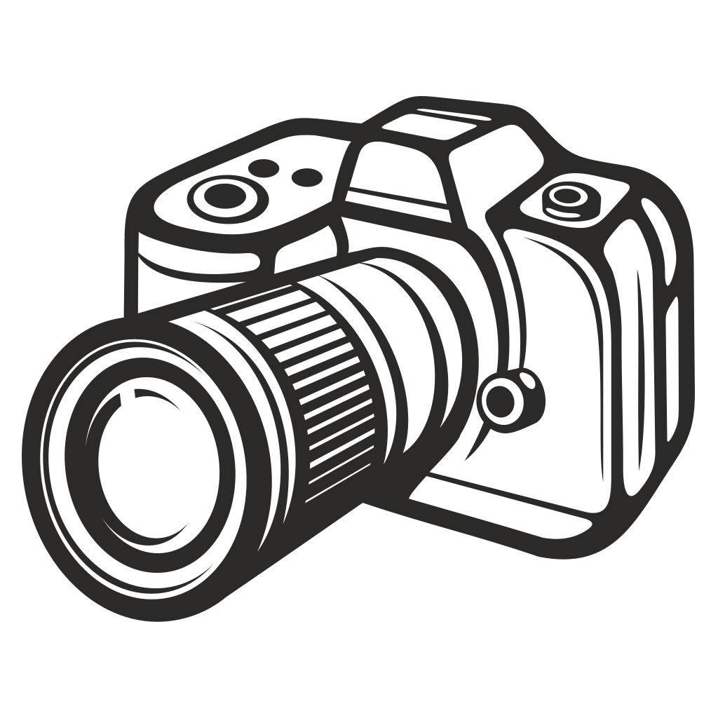 Compact digital camera vector design for cutting machines