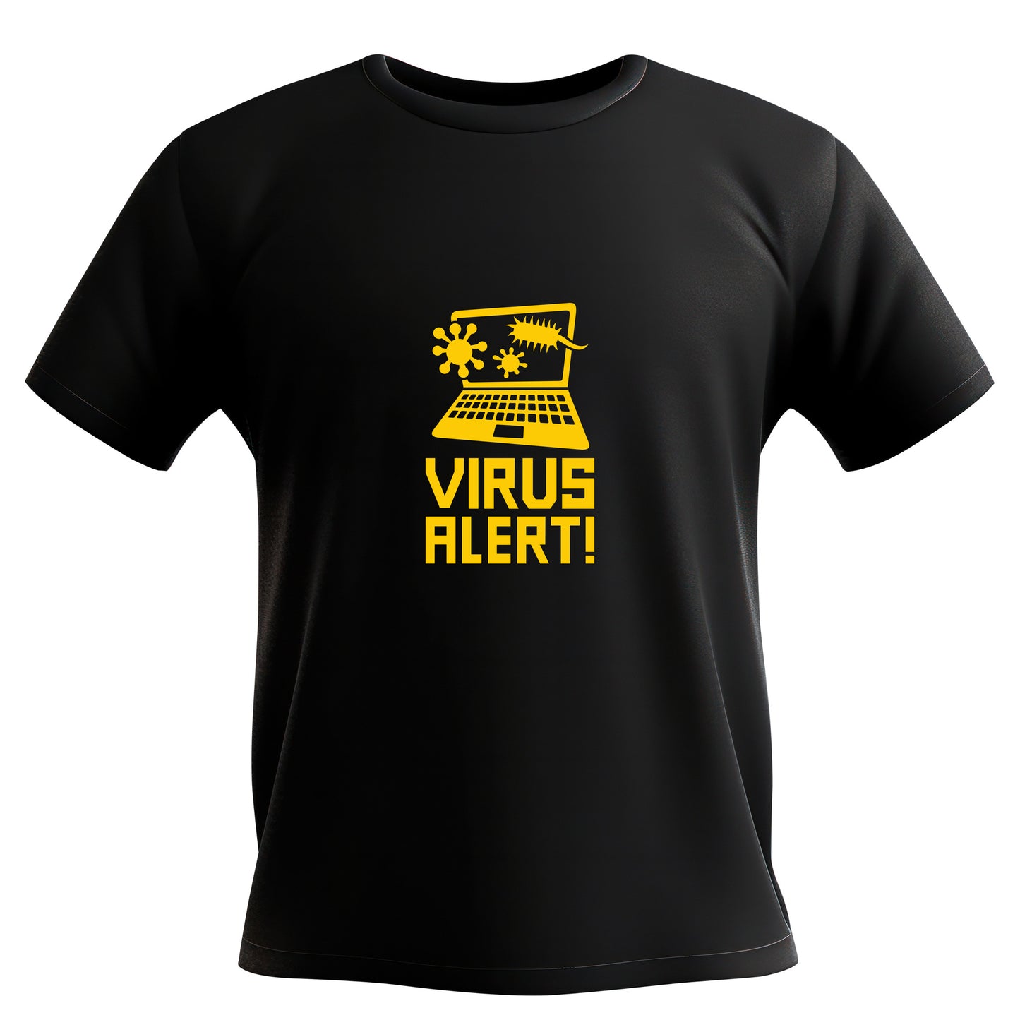 Computer virus alert design for crafting projects