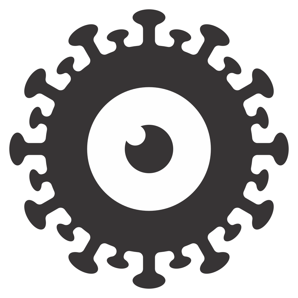 Unique virus design for cutting machine projects and crafts