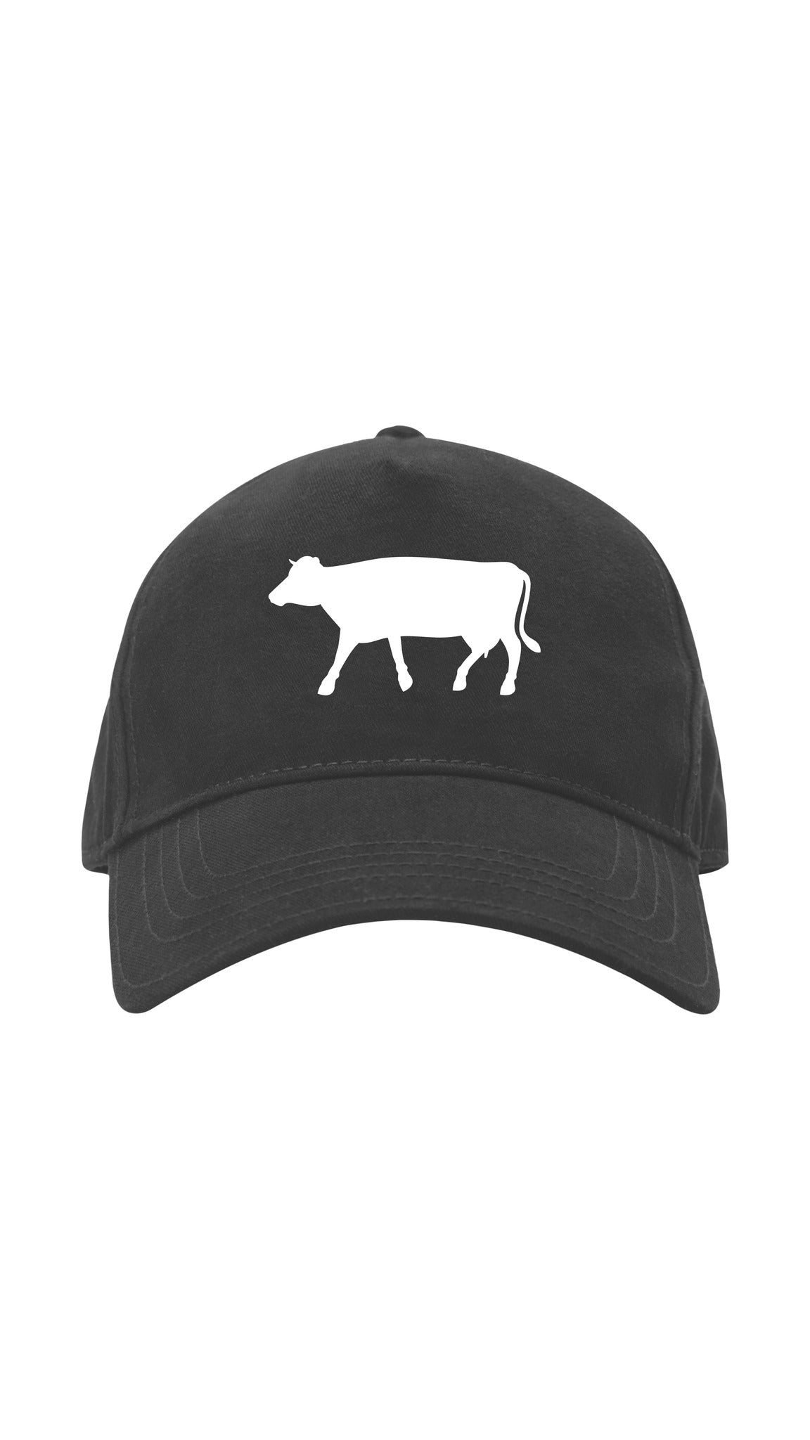 Silhouette of a cow suitable for creative projects