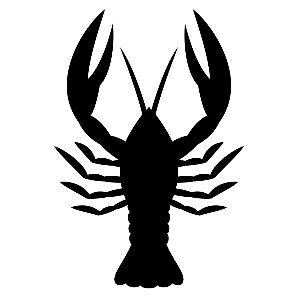 Unique vector design of crawfish for cutting machines
