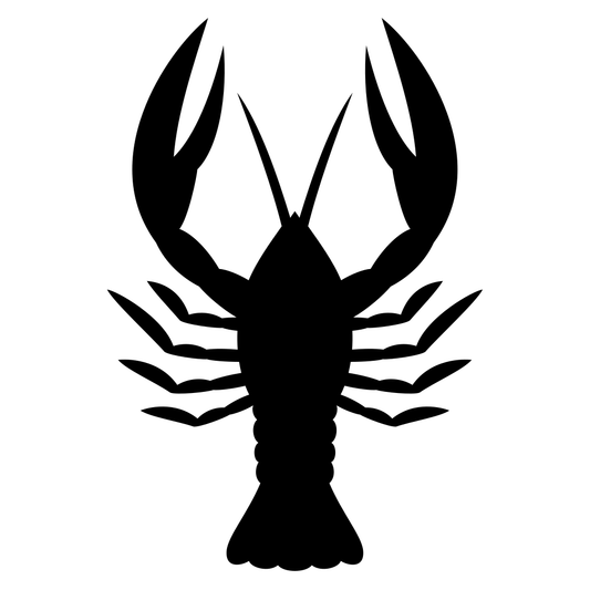 Unique vector design of crawfish for cutting machines
