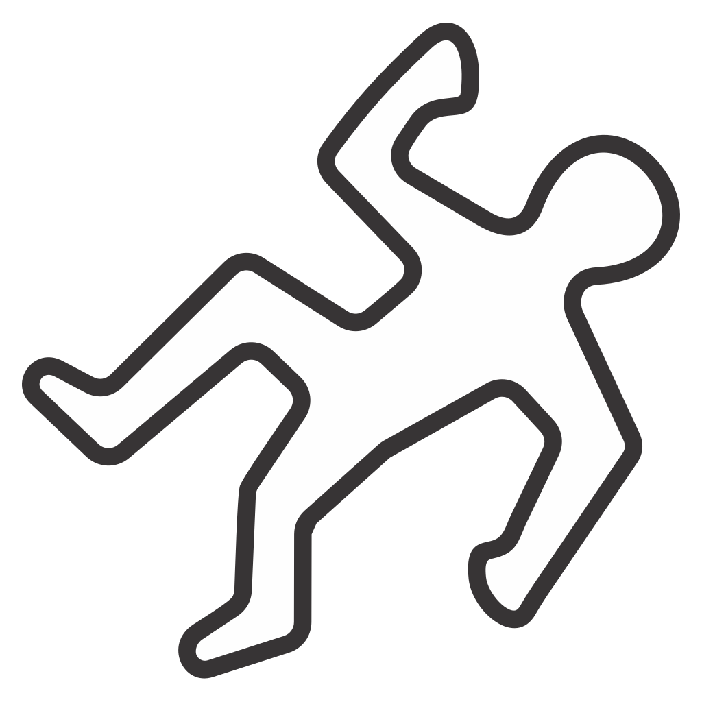 Fallen figure silhouette vector design for crafting
