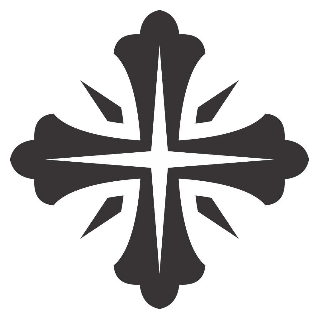 Elegant cross design for crafting and DIY projects