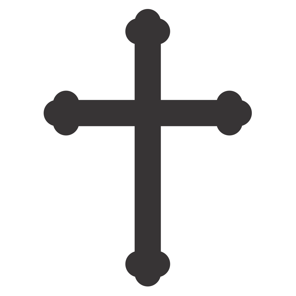 Unique black cross design for creative cutting projects