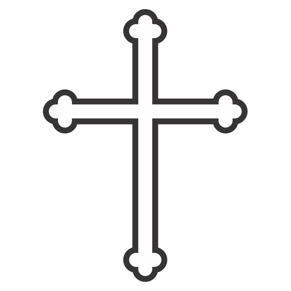 Beautiful cross design for crafting and cutting machine projects