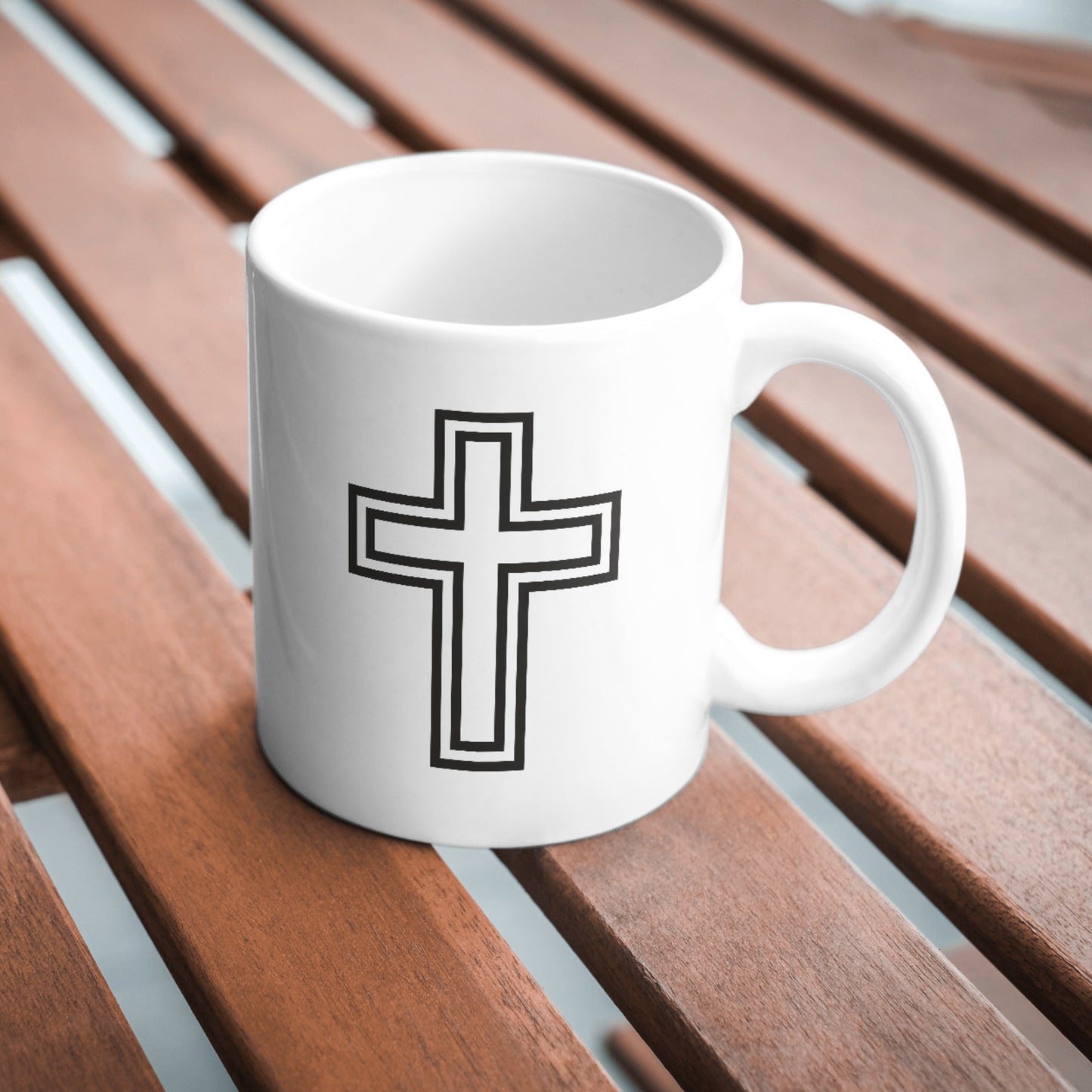 Minimalist cross vector graphic for creative projects