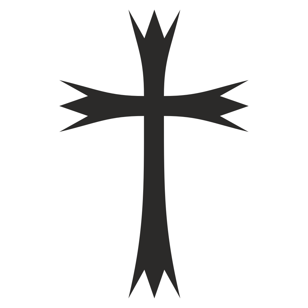 Creative black cross vector icon design for crafting
