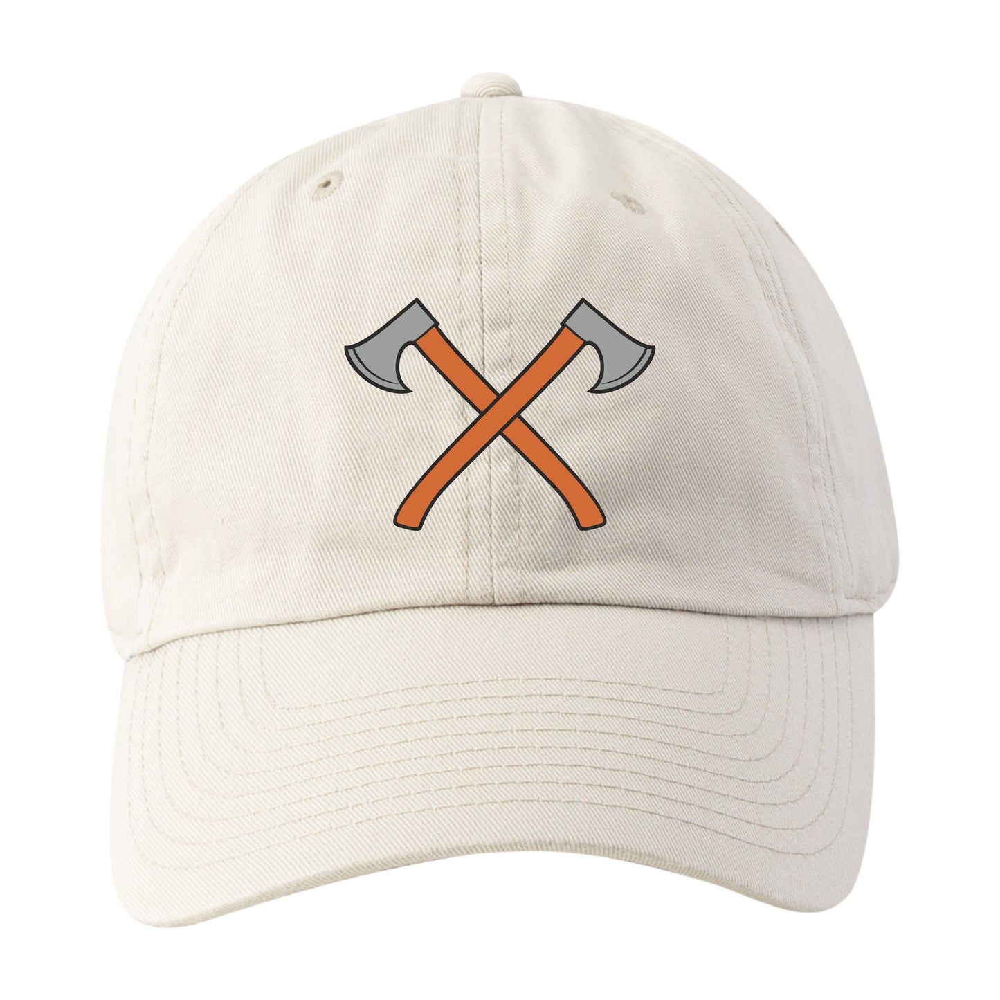 Crossed axes design for creative cutting projects