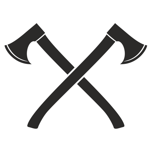 Crossed axes design for crafting and cutting machines
