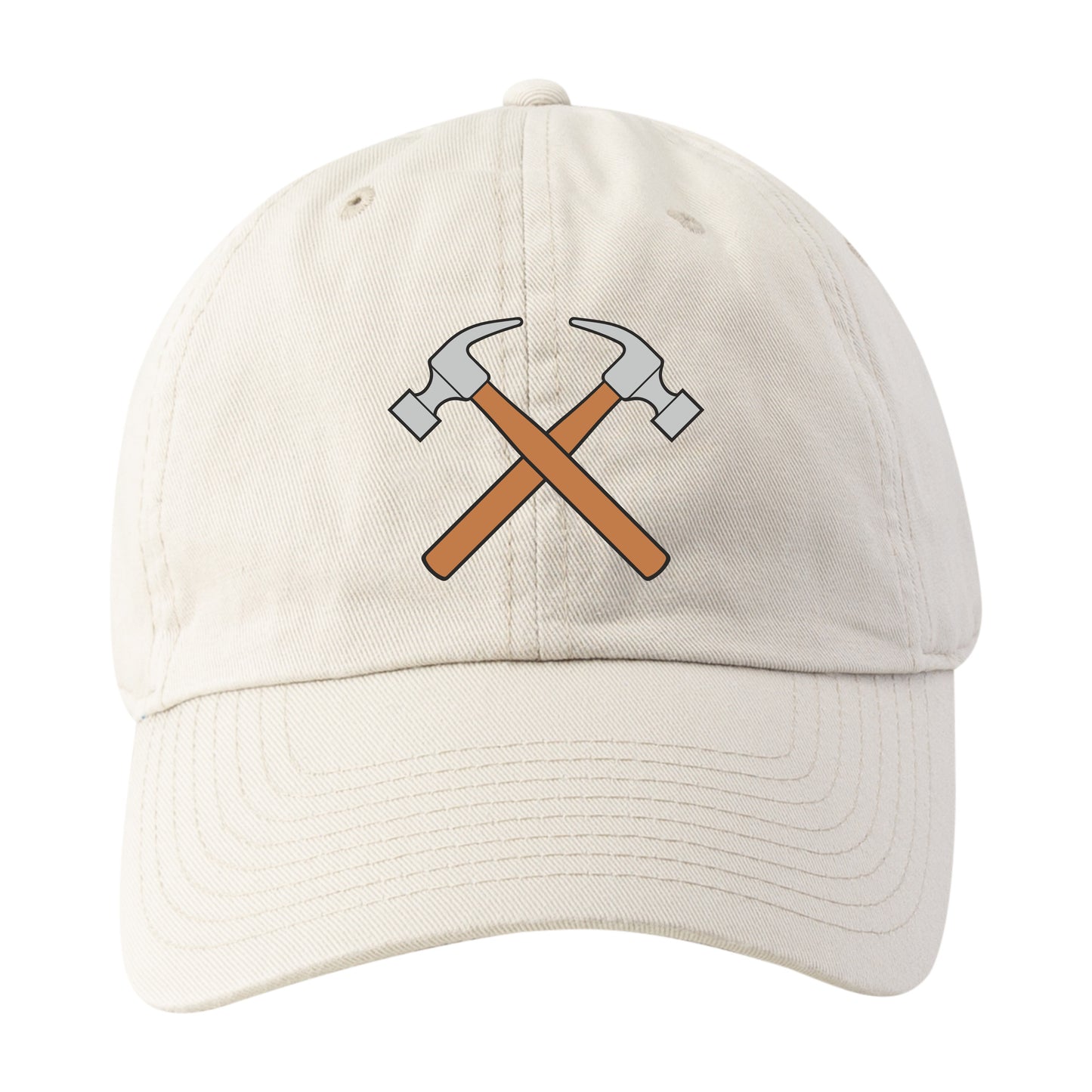 Crossed hammers design for crafting and DIY projects