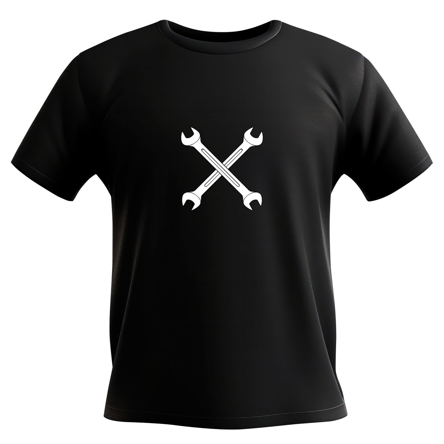 Crossed wrenches design for creative cutting machine projects