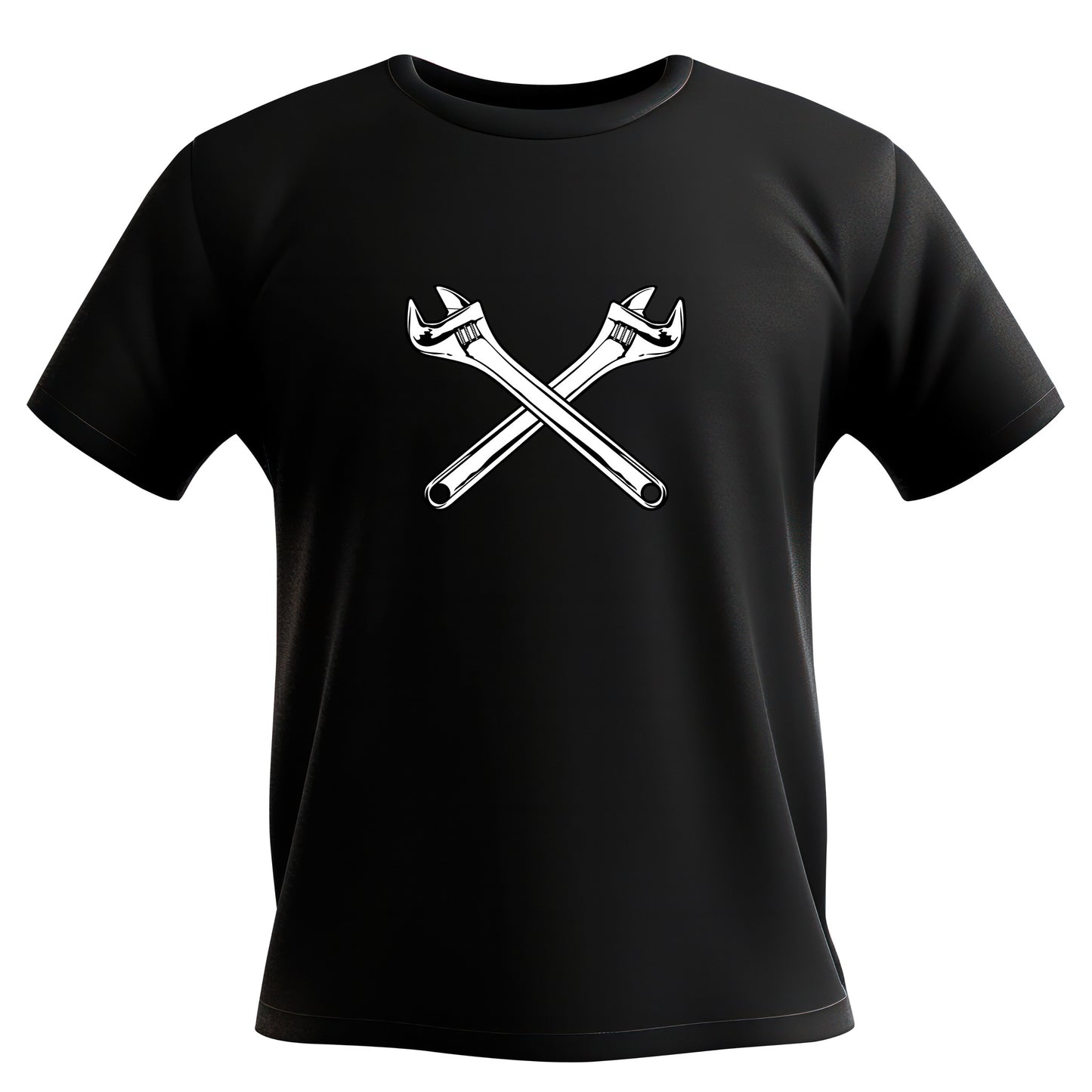 Crossed wrenches vector design for creative projects