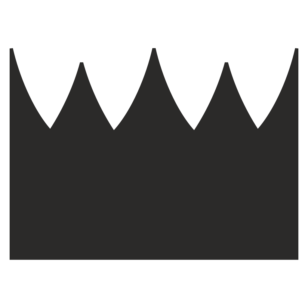 Creative crown design ideal for cutting machines