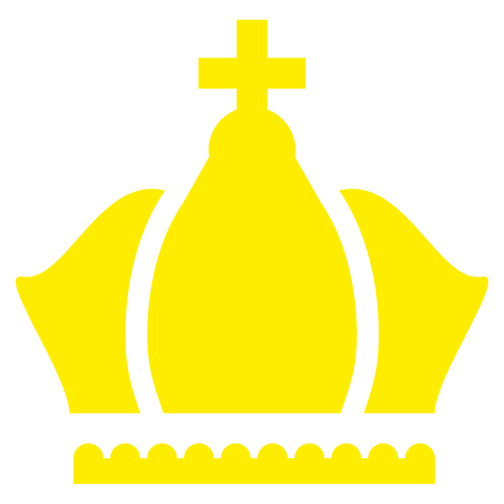 Elegant crown design for crafting and decoration activities