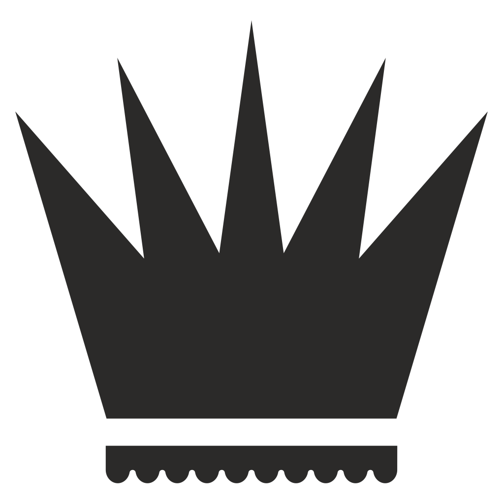 Creative crown vector design for cutting machines