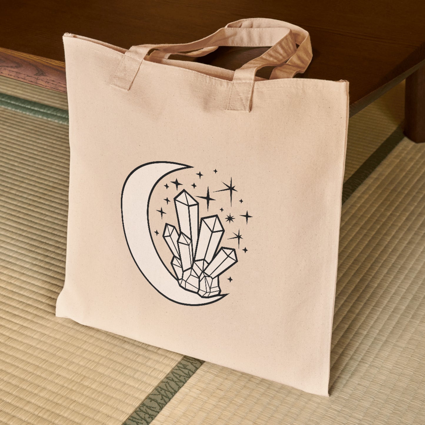 Crystal moon design for cutting machines and creative projects