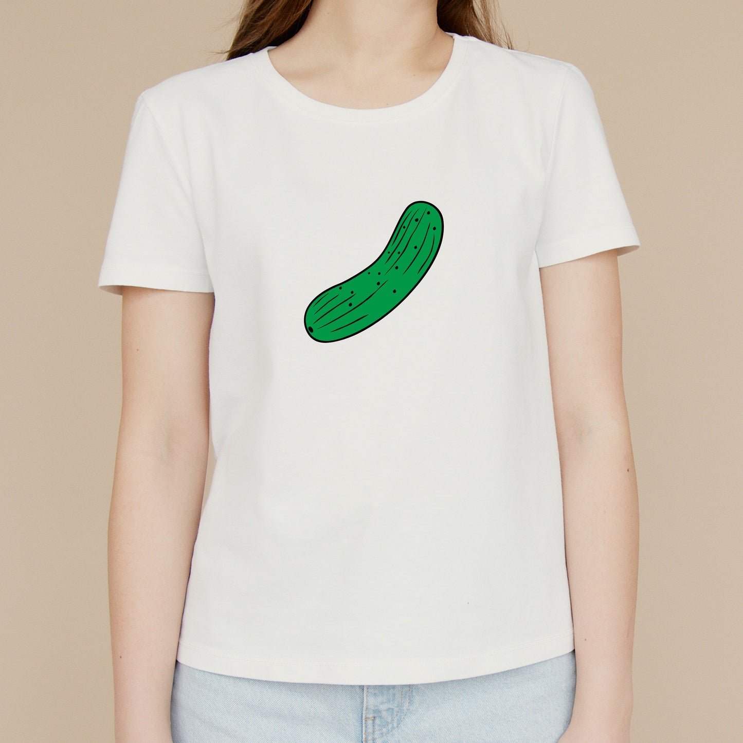 Delightful cucumber illustration for crafting enthusiasts