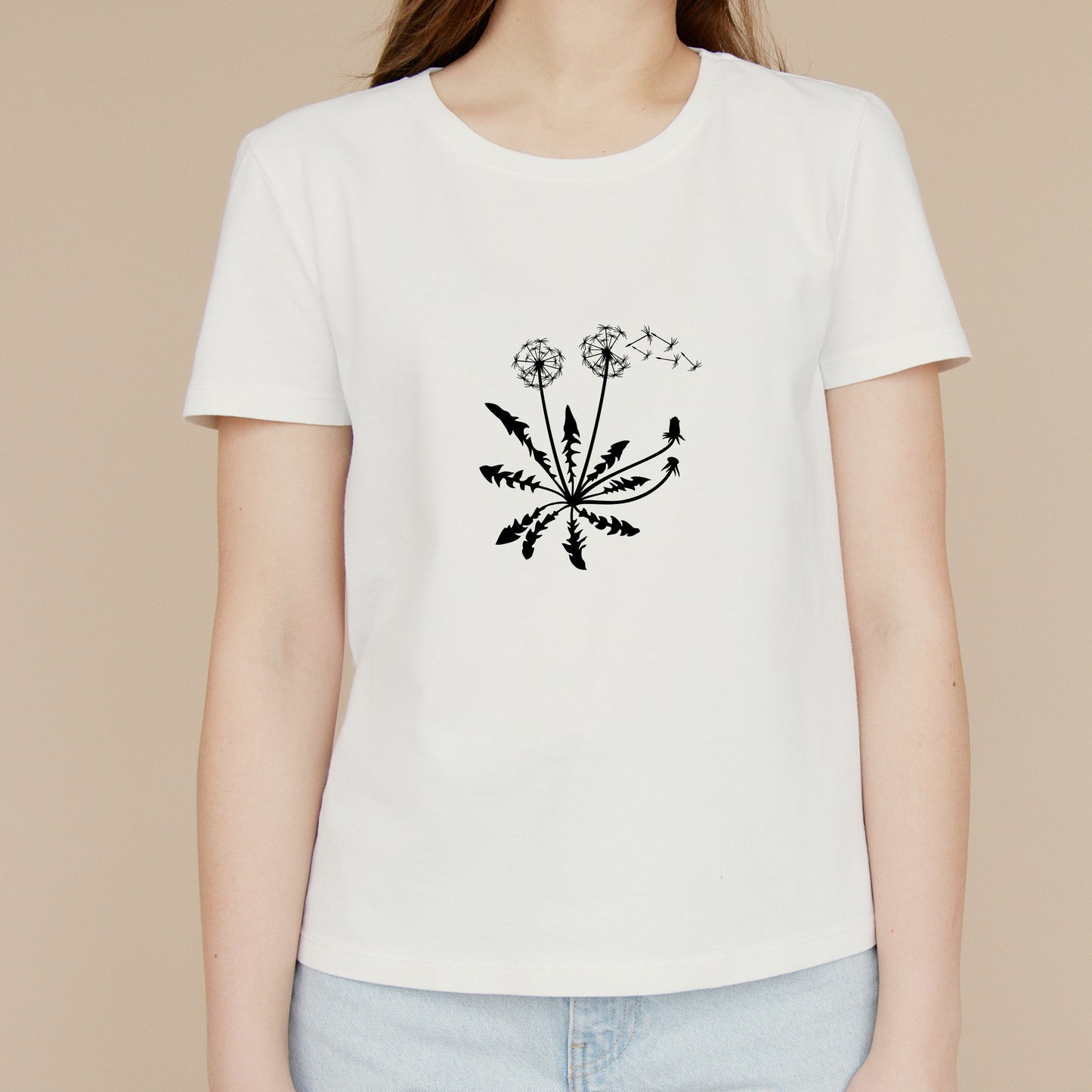 Dandelion silhouette design perfect for crafting projects