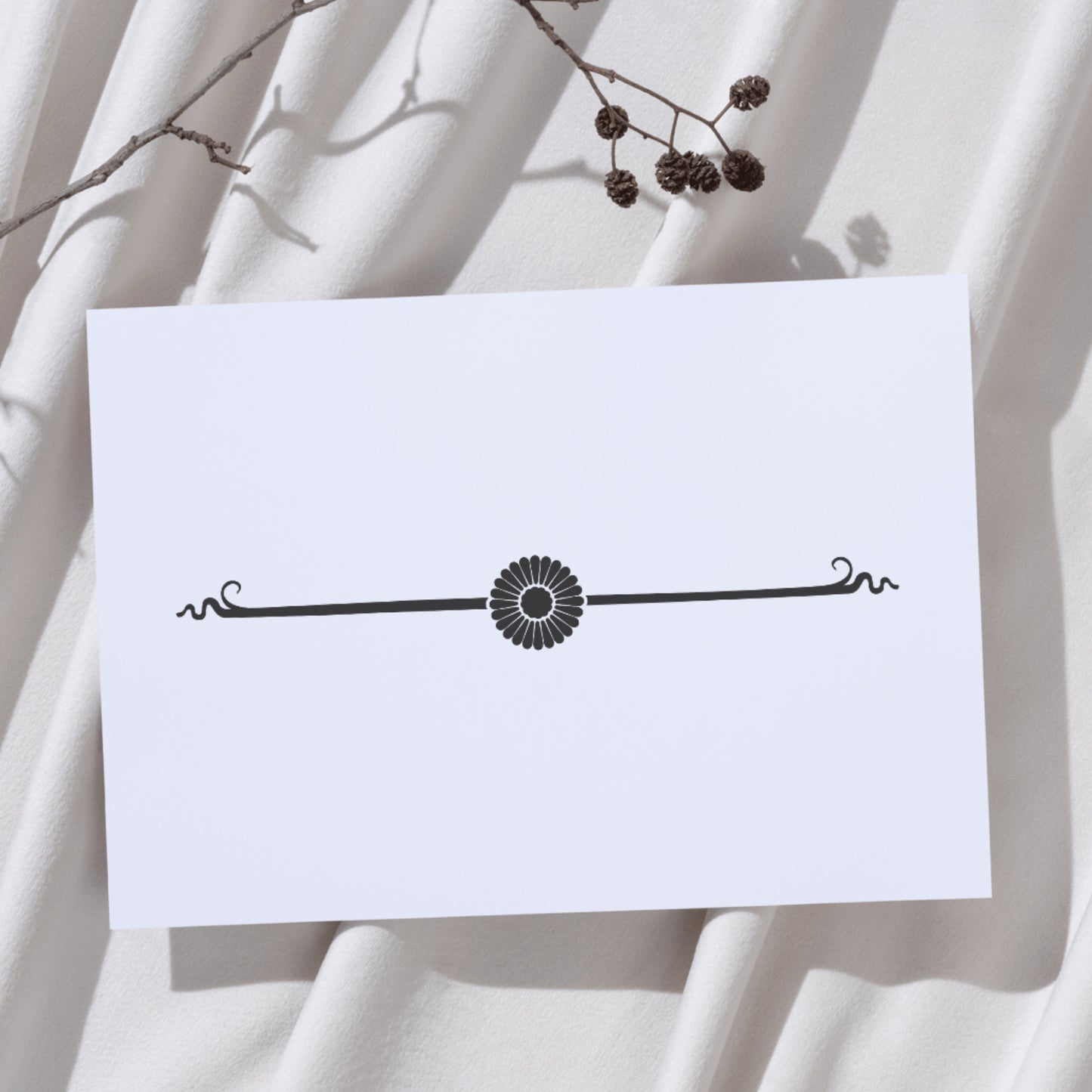 Elegant decorative border design for cutting projects