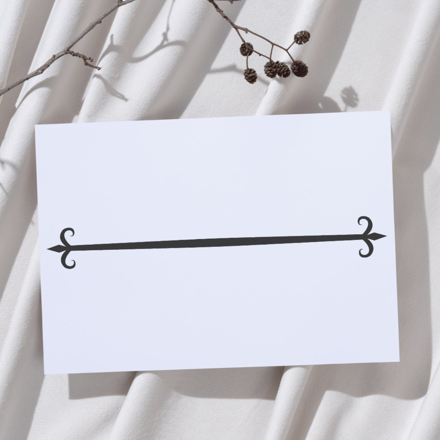 Elegant decorative border for crafting and design projects
