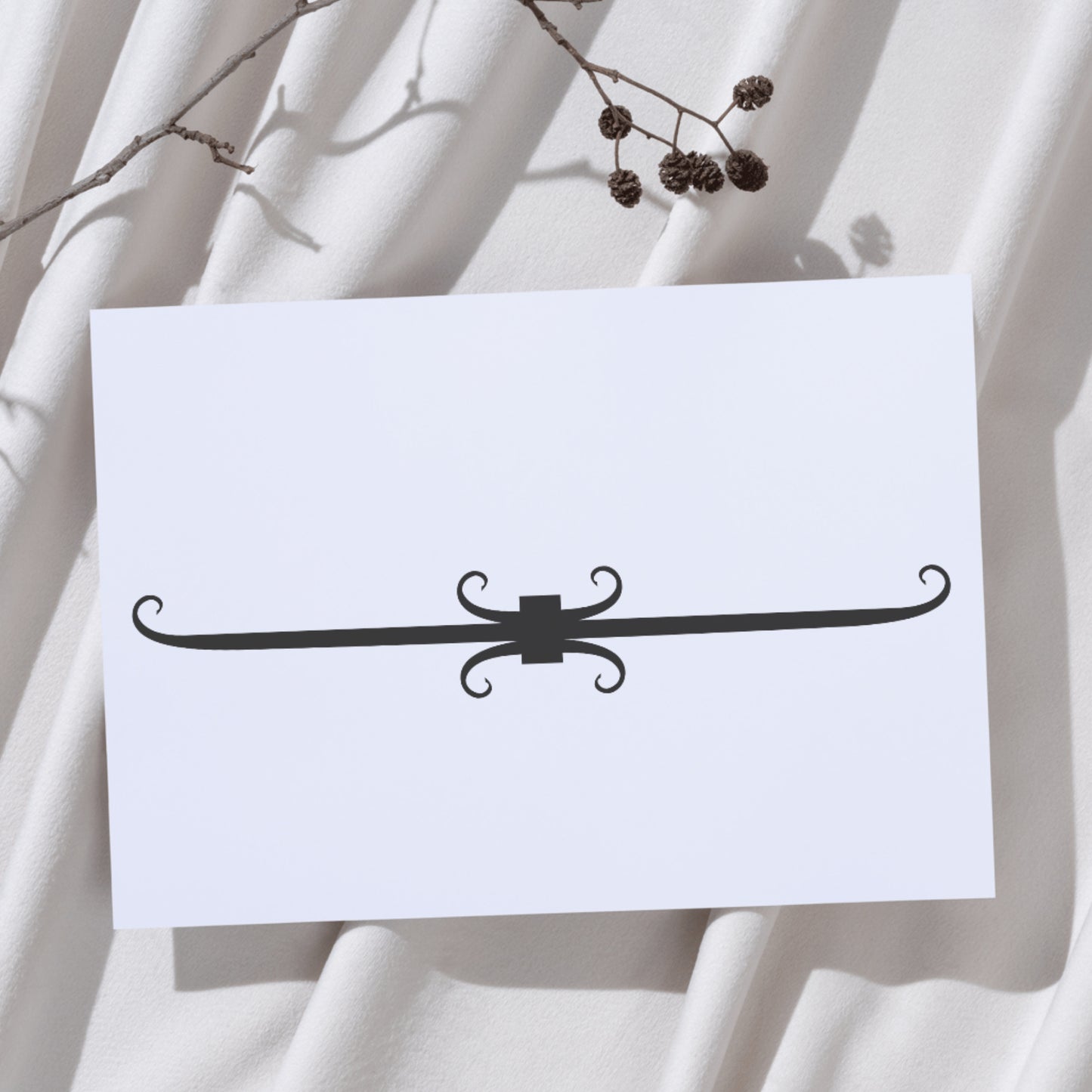 Stylish decorative border design for crafting projects