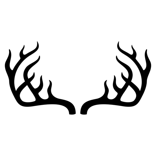 Elegant deer antlers design for crafting and decorating