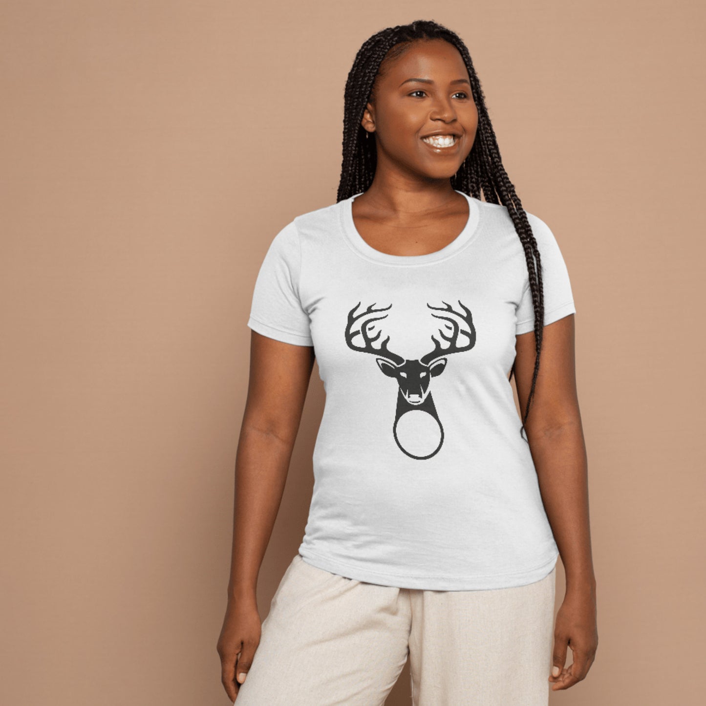 Create unique deer monogram designs with vector svg files