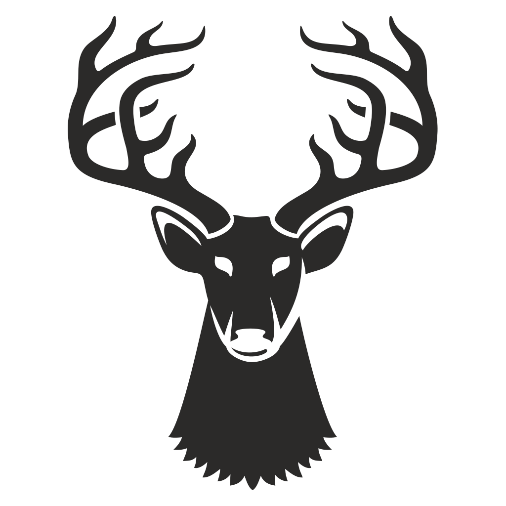 Create stunning crafts with elegant deer silhouette design