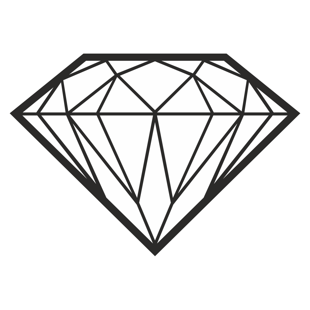 Elegant geometric diamond design for crafting projects