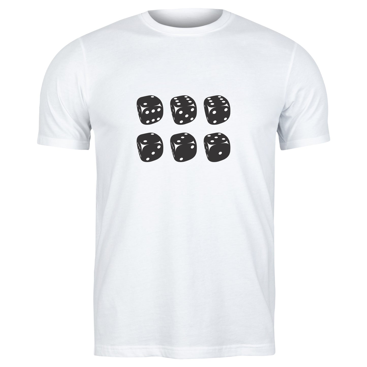 Unique vector design of six dice for creative projects