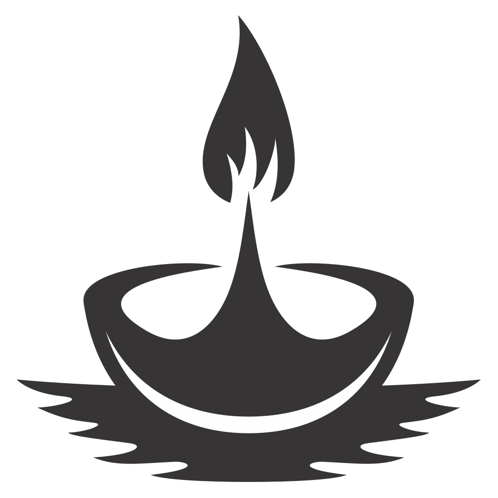 Elegant Diwali candle design for festive celebrations