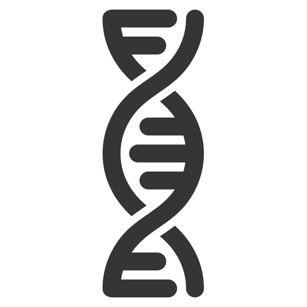 Creative vector design of a DNA helix for cutting machines
