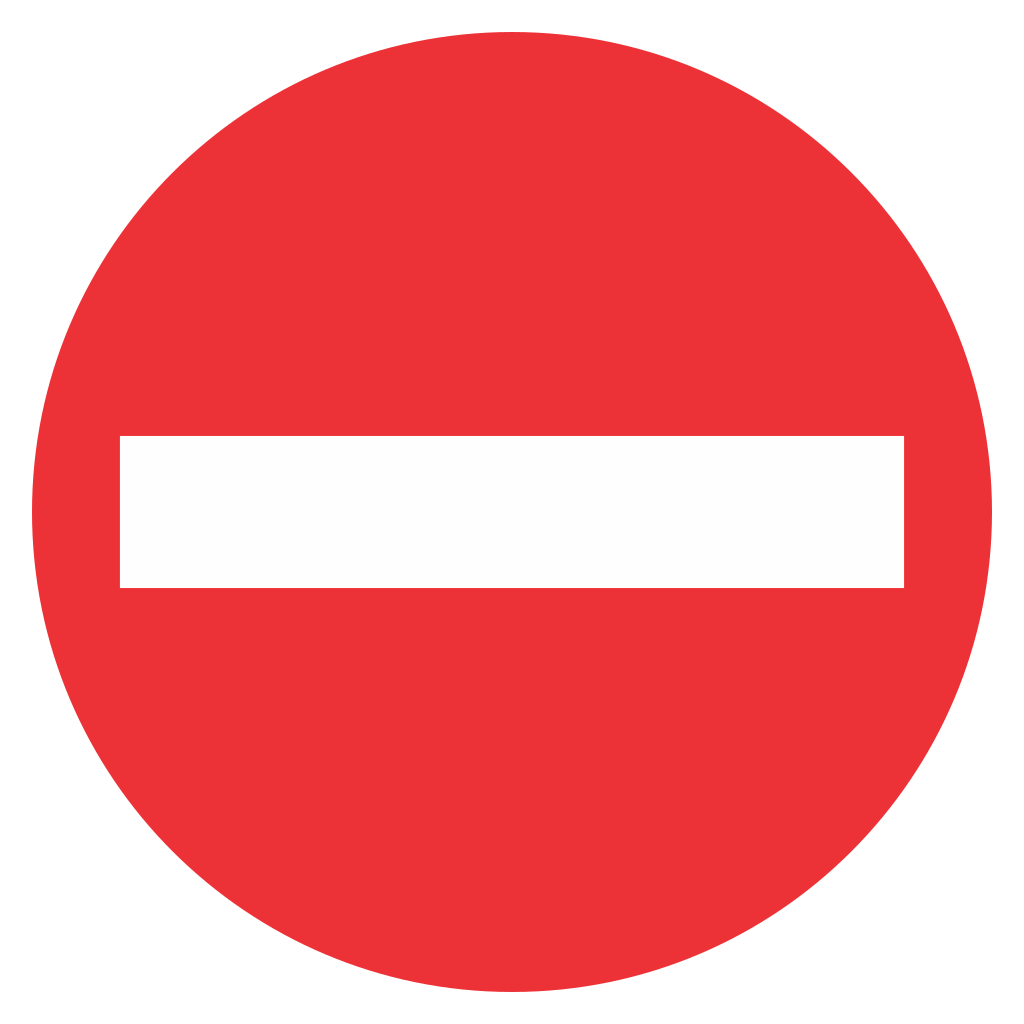 No entry sign for creative cutting machine projects