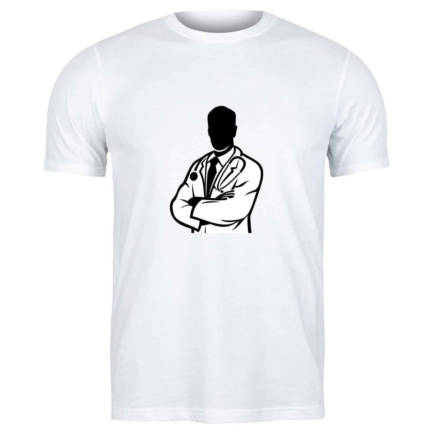 Professional doctor silhouette design for cutting machines