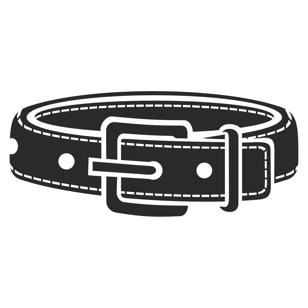 Stylish black belt vector design for crafting projects