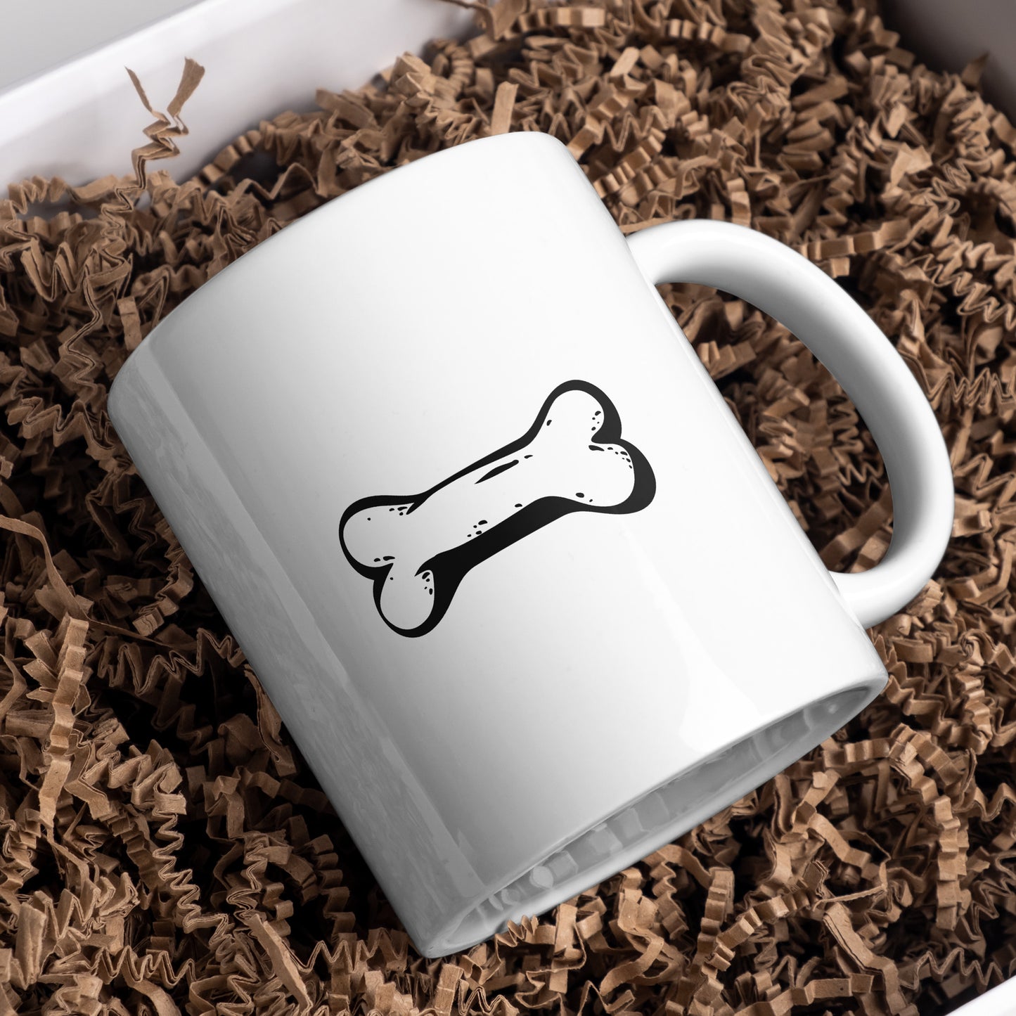 Creative black and white dog cookie cutting design for crafting