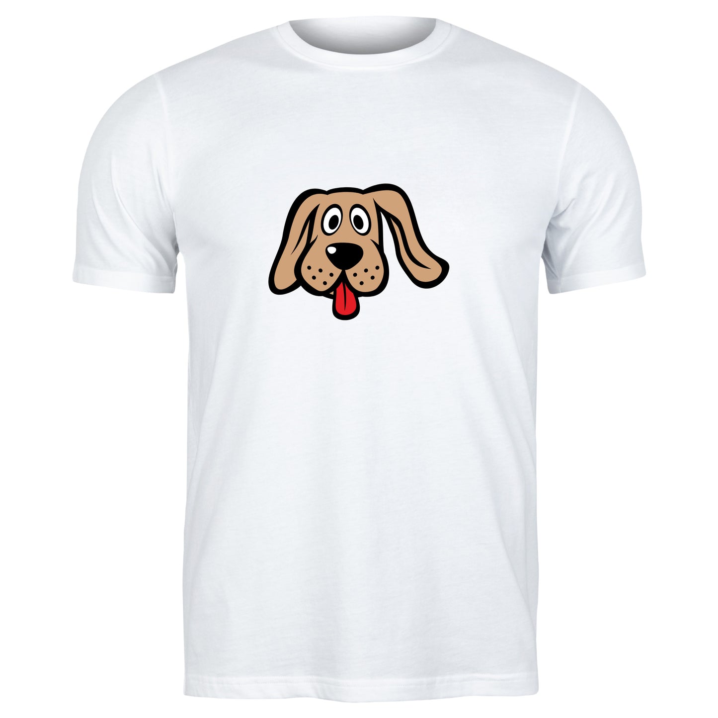 Playful dog face vector design for cutting machines