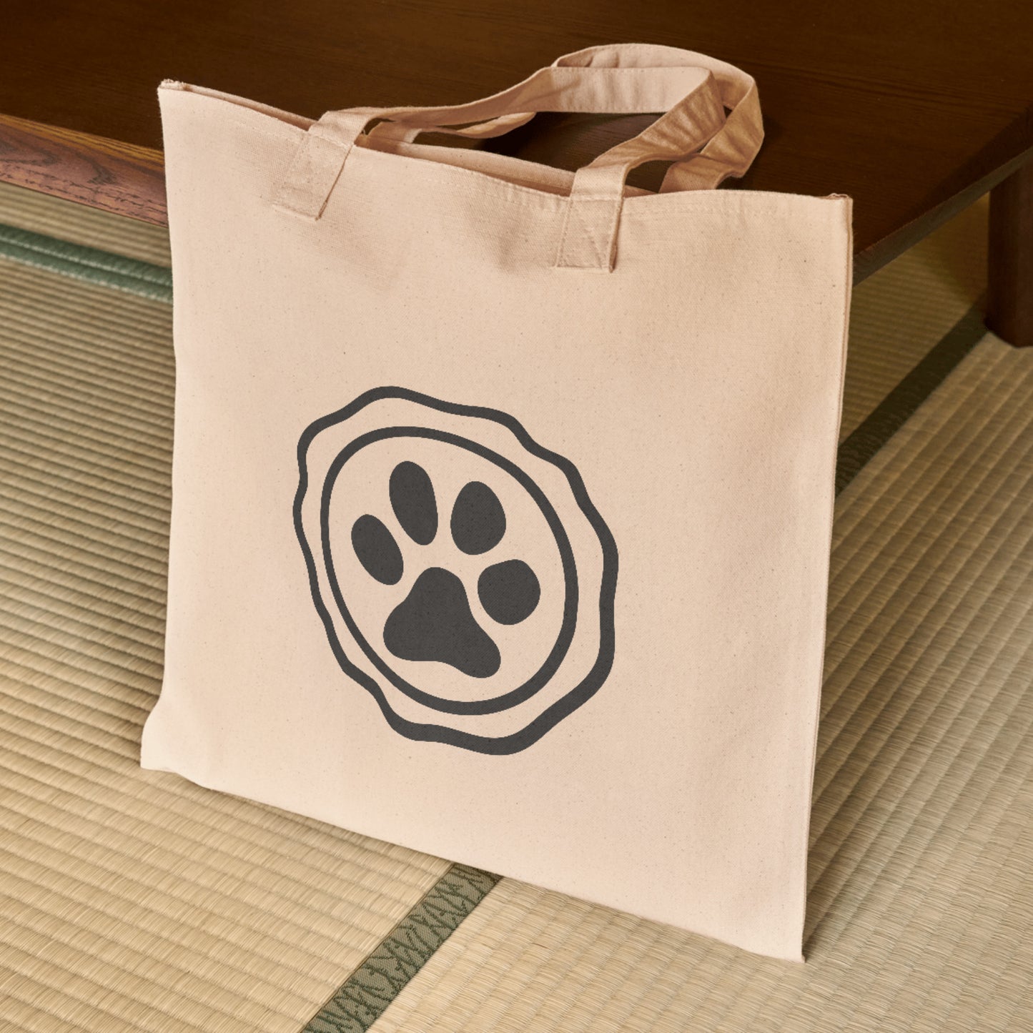 Unique dog paw print seal design for crafting projects